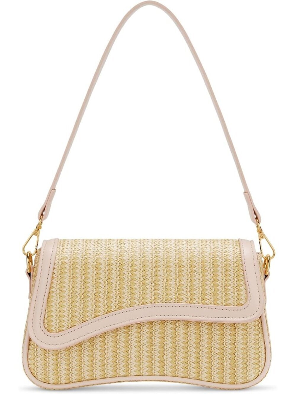 Women's A-beige Small Clutch Purses Cute Hobo Imported Handbag Shoulder Bag